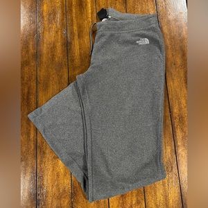 The North Face Women’s Gray Fleece Wide Leg Sweats